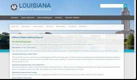 
							         State Employees - Division of Administration - Louisiana.gov								  
							    