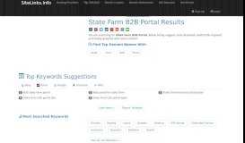 
							         State Farm B2B Portal Results For Websites Listing - SiteLinks.Info								  
							    