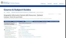
							         State & Local Data - Geographic Information System (GIS) Resources ...								  
							    