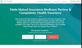 
							         State Mutual Insurance Medicare Insurance Review & Complaints								  
							    