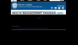
							         State of Connecticut HEALTH ENHANCEMENT PROGRAM (HEP)								  
							    