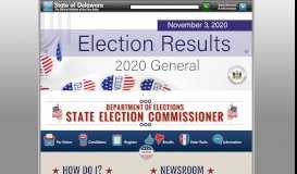 
							         State of Delaware - Department of Elections · Office of the State ...								  
							    