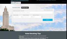
							         State of Louisiana Hotel Booking Portal								  
							    