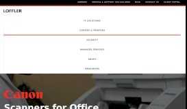 
							         State-of-the-Art Canon Office Scanners | Loffler Companies								  
							    