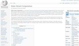 
							         State Street Corporation - Wikipedia								  
							    
