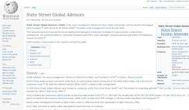
							         State Street Global Advisors - Wikipedia								  
							    