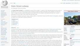 
							         State Street subway - Wikipedia								  
							    