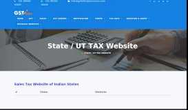 
							         State / UT TAX Website - GST INFO								  
							    