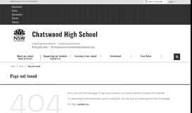 
							         Statement of Accounts & Parent Portal | Chatswood High School								  
							    