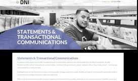 
							         Statements & Transactional Communications | DNI Corp ...								  
							    