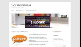 
							         Statista – das Statistik-Portal | HAWK BIBLIOTHEKSBLOG								  
							    