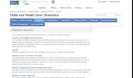 
							         Statistics - Child and Youth Care - Research Guides at Ryerson ...								  
							    