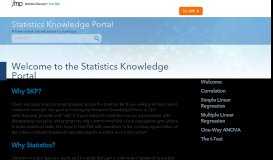 
							         Statistics Knowledge Portal | Introduction to Statistics | JMP								  
							    