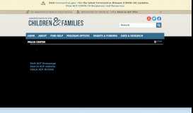 
							         Statistics & Research | Children's Bureau | ACF								  
							    