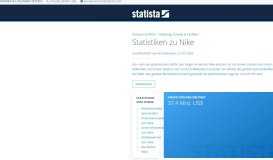 
							         Statistiken zu Nike | Statista								  
							    