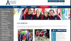 
							         Stay Connected - Aranmore Catholic College								  
							    