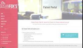 
							         Stay in Contact with Patient Portal | Dr. Susan Fox, Miami's OB GYN								  
							    