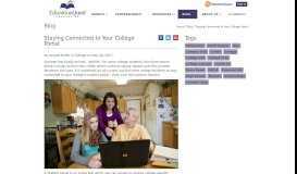 
							         Staying Connected to Your College Portal - EducationQuest								  
							    