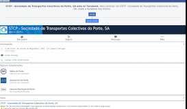 
							         STCP - Sociedade de Transportes Colectivos do Porto, SA - Inicio ...								  
							    