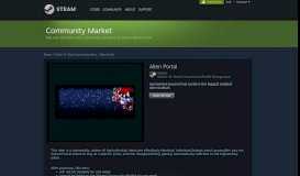 
							         Steam Community Market :: Listings for 498470-Alien Portal								  
							    