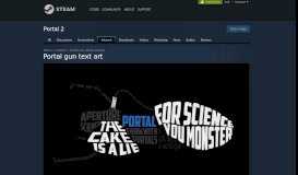 
							         Steam Community :: :: Portal gun text art								  
							    