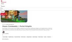 
							         Steam Community :: Portal Knights | Game Designs | Portal knight ...								  
							    