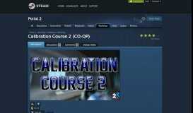 
							         Steam Workshop :: Calibration Course 2 (CO-OP)								  
							    