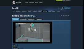 
							         Steam Workshop :: Portal 1 Test Chamber 11								  
							    