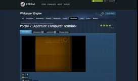 
							         Steam Workshop :: Portal 2: Aperture Computer Terminal								  
							    