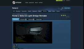 
							         Steam Workshop :: Portal 2 Beta E3 Light Bridge Remake								  
							    