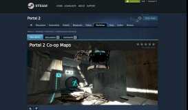 
							         Steam Workshop :: Portal 2 Co-op Maps								  
							    