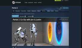 
							         Steam Workshop :: Portal 2 Co-Op with Jon & Justin								  
							    