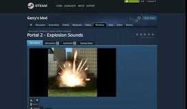 
							         Steam Workshop :: Portal 2 - Explosion Sounds								  
							    