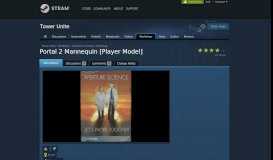 
							         Steam Workshop :: Portal 2 Mannequin [Player Model]								  
							    