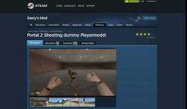 
							         Steam Workshop :: Portal 2 Shooting dummy Playermodel								  
							    