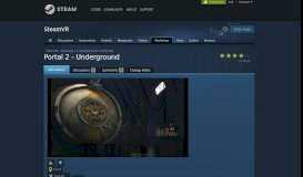 
							         Steam Workshop :: Portal 2 - Underground								  
							    