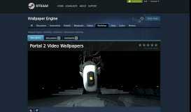 
							         Steam Workshop :: Portal 2 Video Wallpapers								  
							    