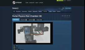
							         Steam Workshop :: Portal Physics:Test Chamber 08								  
							    