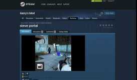 
							         Steam Workshop :: steve portal								  
							    
