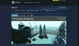 
							         Steam Workshop :: The 12 Days of Aperture								  
							    