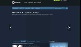 
							         SteamOS + Linux on Steam								  
							    
