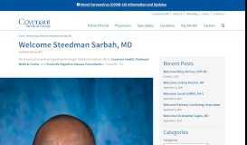 
							         Steedman Sarbah, MD Joins Knoxville Digestive Disease Consultants								  
							    