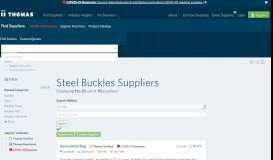 
							         Steel Buckles - ThomasNet								  
							    