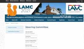 
							         Steering Committee | LAMC								  
							    