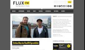 
							         Stefan Mey im FluxFM Spreeblick » FluxFM - Die Alternative im Radio.								  
							    