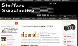 
							         Steffans Schachseiten - Das private Schachportal aus Franken								  
							    