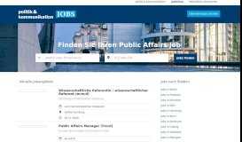 
							         Stellenangebote für Public Affairs Manager | politik&kommunikation								  
							    