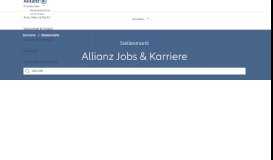 
							         Stellenangebote - Jobs und Karriere | Allianz								  
							    