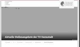 
							         Stellenangebote – Technische Universität Darmstadt								  
							    