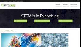 
							         STEM Student Portal - STEMJobs								  
							    